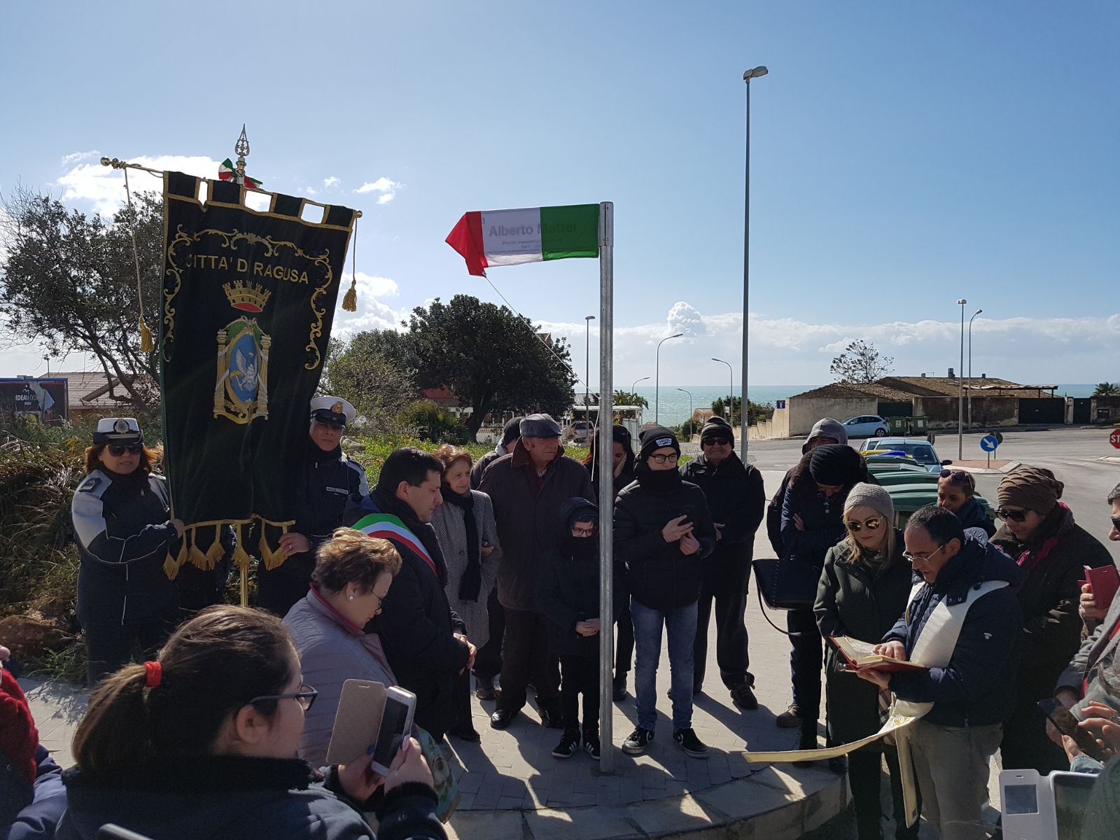 A Marina di Ragusa cerimonia intitolazione via al Cav. Alberto Mattei