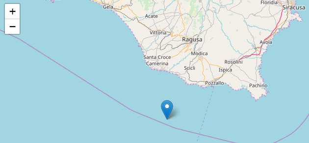 Terremoto nel mare di Ragusa. E’ stato registrato in nottata dall’Ingv. Scosse anche vicino a Malta