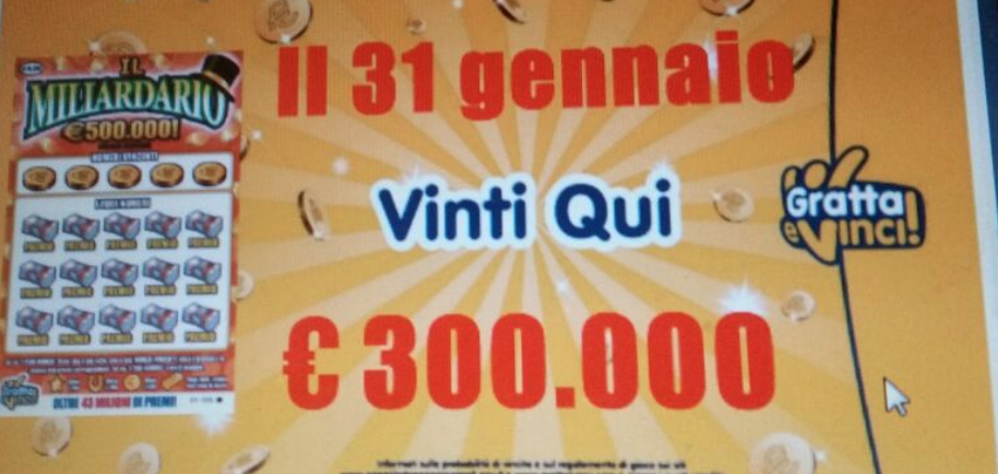 Vinti 300 mila euro a Comiso nella tabaccheria Romano. Il vincitore? Top secret ma è già caccia al fortunato