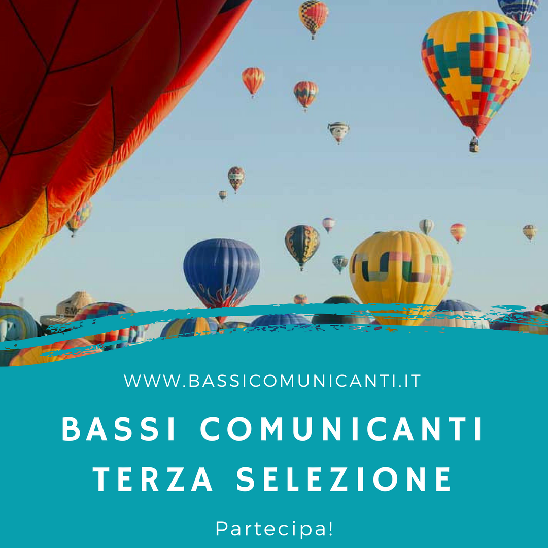 Bassi Comunicanti: aperto il terzo bando di selezione
