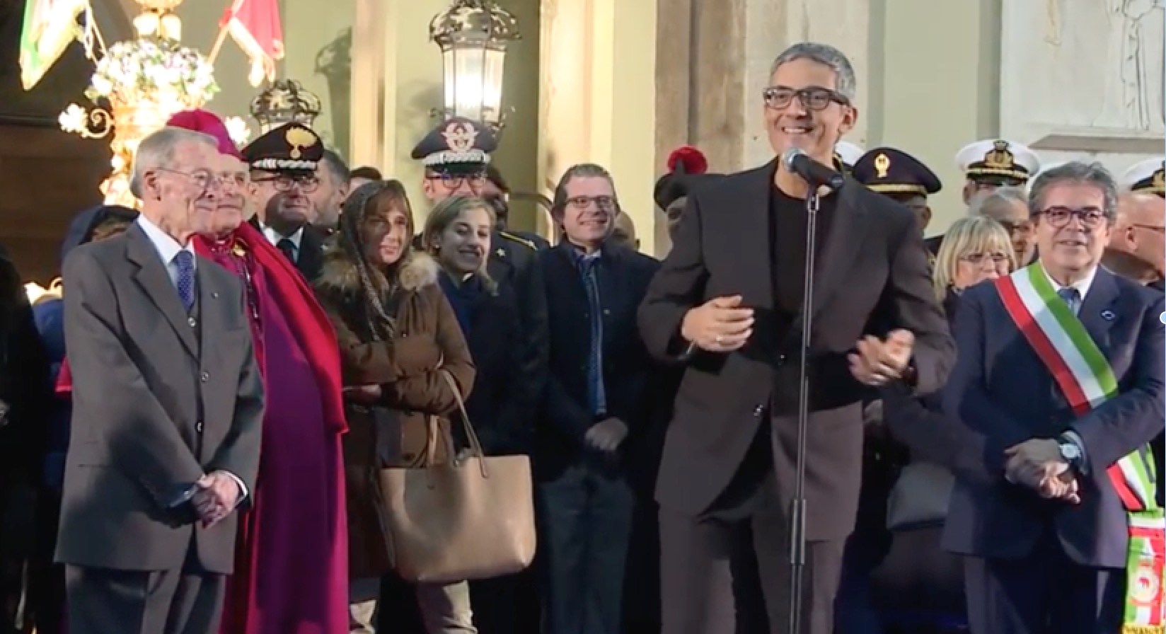 Festa Sant’Agata a Catania: Candelora d’oro a Rosario Fiorello: “Catania mi ha dato la vita”. VIDEO