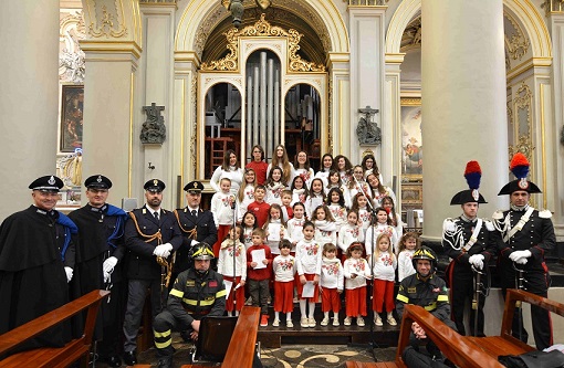 Precetto pasquale interforze a Ragusa officiato da Mons. Cuttitta.