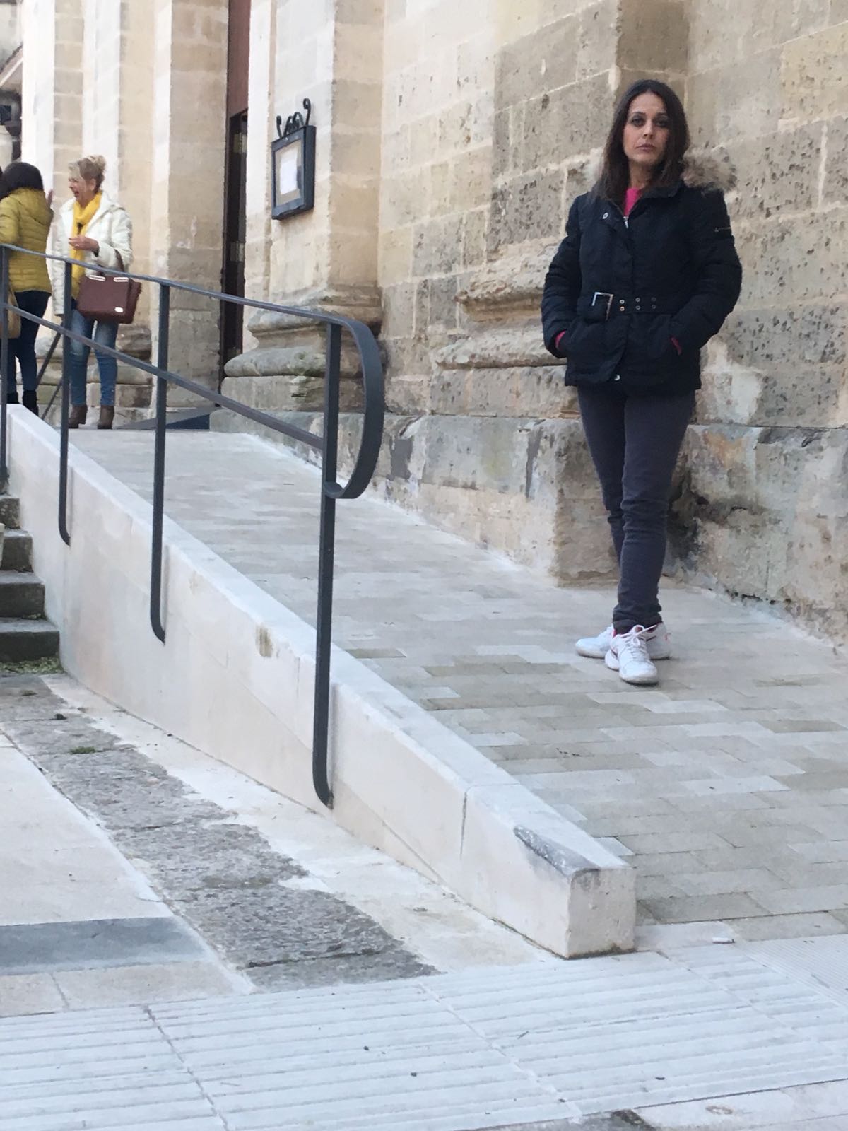 Pendenza sbagliata per la scivola realizzata in piazza Cappuccini a Ragusa