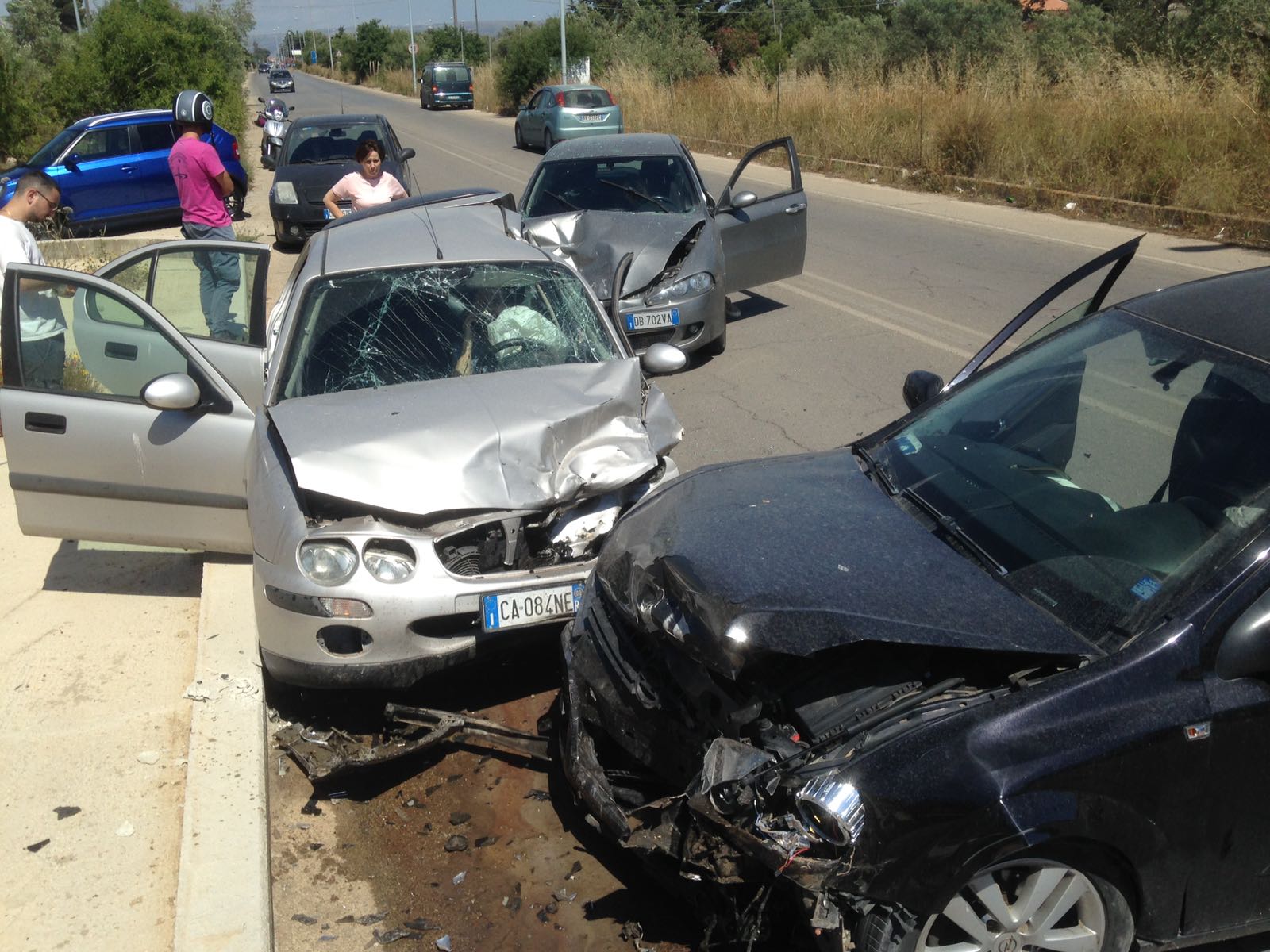 Grave incidente sulla Vittoria-Scoglitti