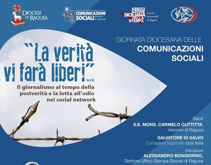 Ufficio Comunicazioni Sociali Diocesi, con Assostampa e Ucsi promuovono seminario sul giornalismo nell’era del web