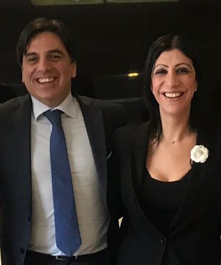 Salvo Pogliese sindaco di Catania- congratulazioni Valentina Spadaro