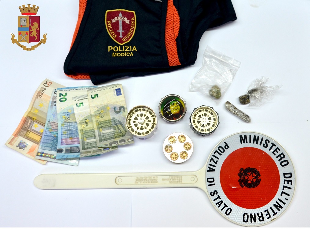 Operazione antidroga della polizia di Stato e la polizia locale a Modica (VIDEO)
