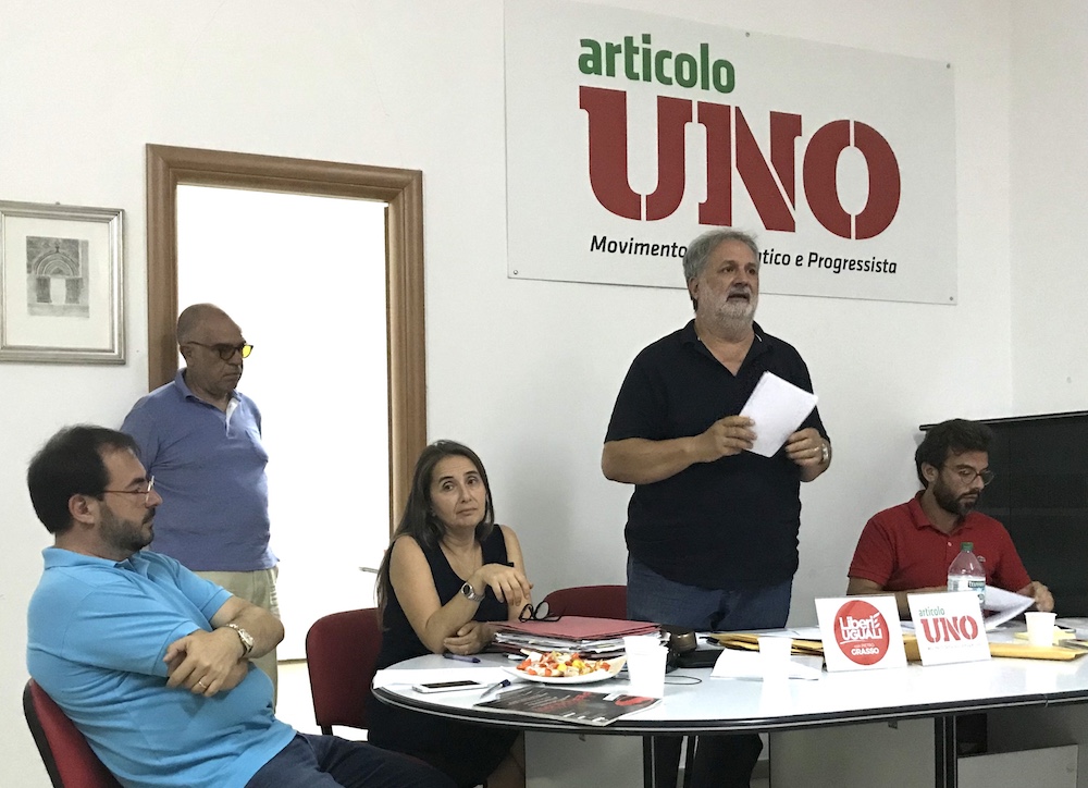 Gianni Battaglia eletto coordinatore provinciale Art. 1 Mdp