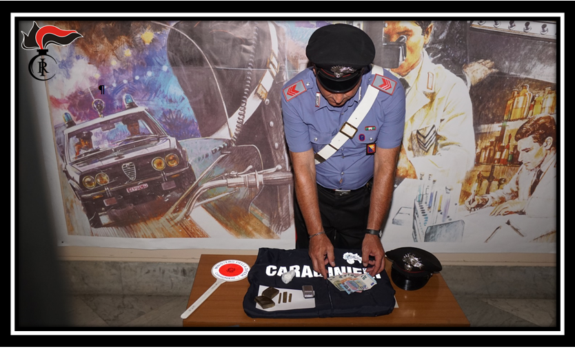 Nascondeva hashish e cocaina arrestato dai Carabinieri