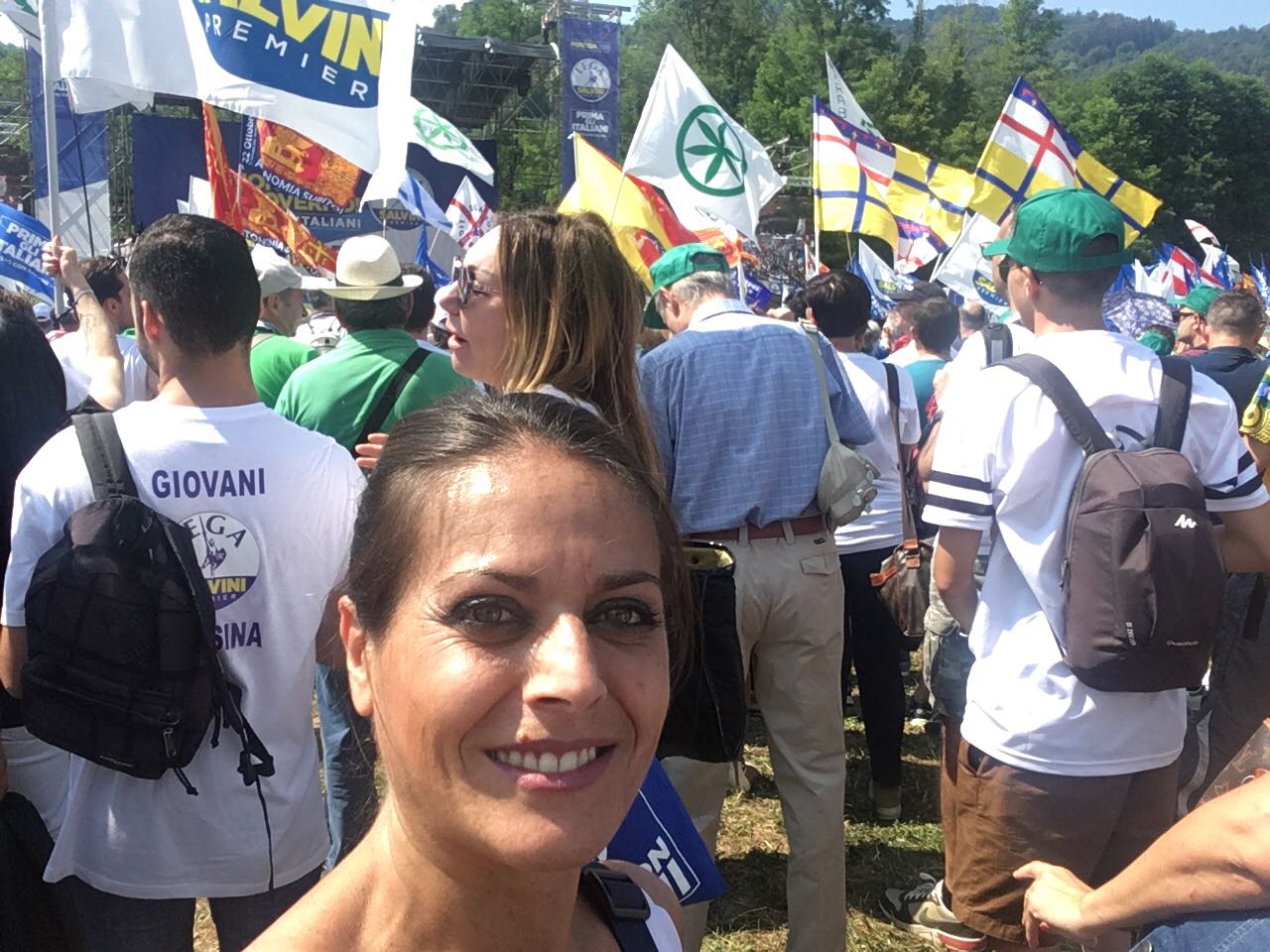 Manuela Nicita, la ragusana di Pontida