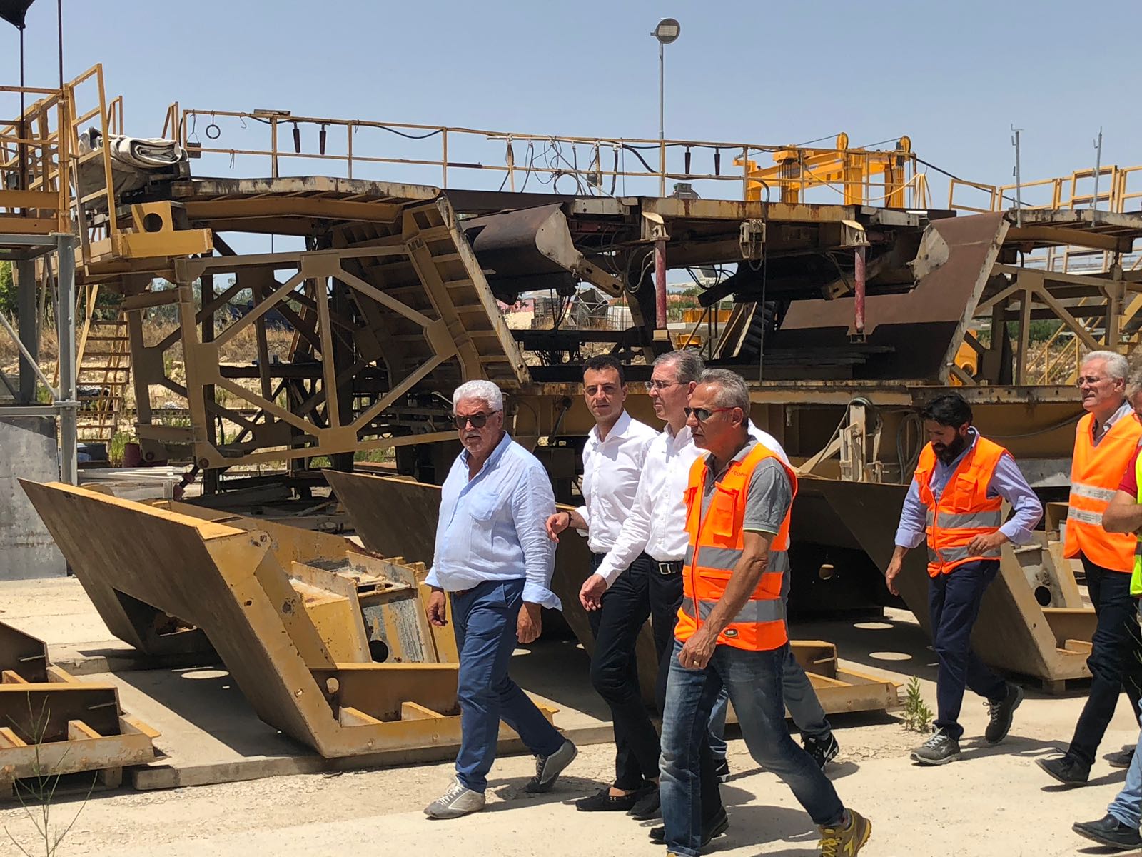 Ripartono i cantieri della Sr-Gela. L’assessore regionale e l’On. Minardo effettuano un sopralluogo.