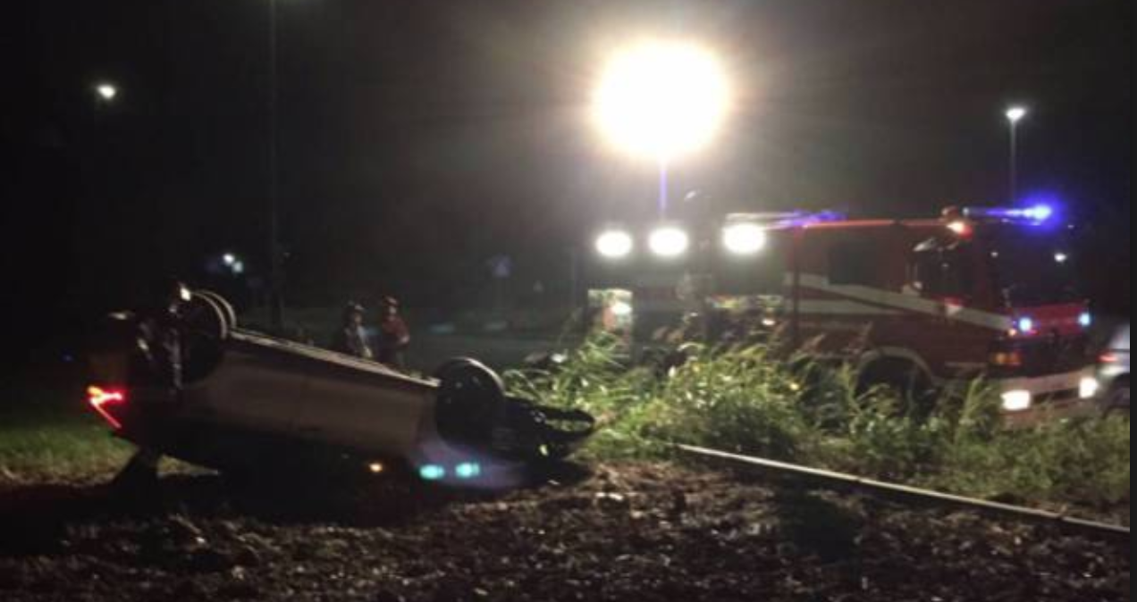 Grave incidente stradale: auto si ribalta, giovane trasportato d’urgenza in elisoccorso a Palermo