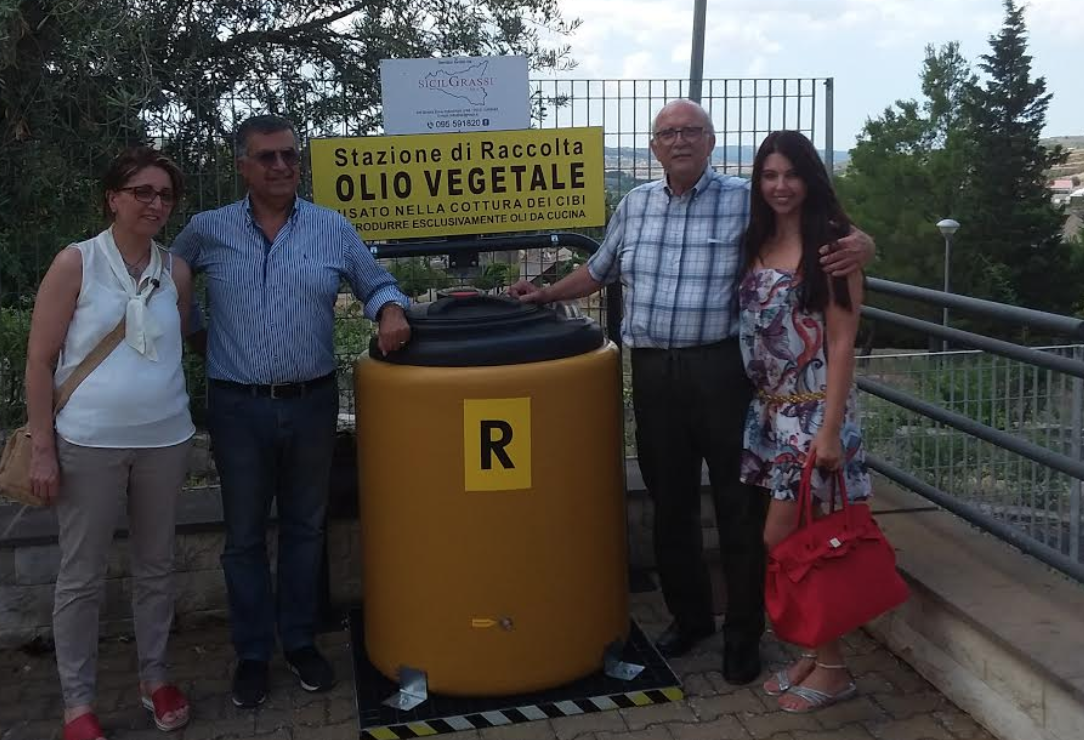 A Giarratana una stazione di raccolta di oli vegetali