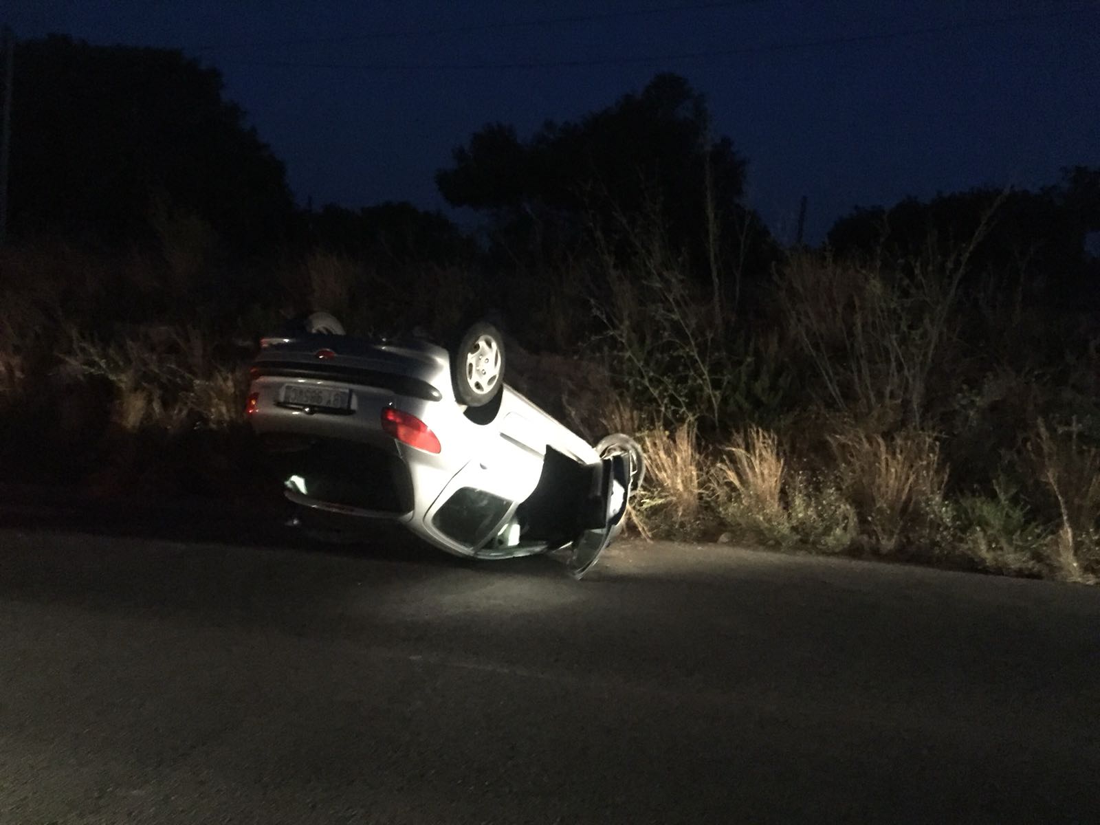 Incidente autonomo sulla Modica mare oggi alle prime luci dell’alba a Modica