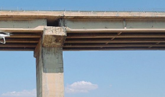 Viadotto di contrada Caitina a Modica ha il cemento ammalorato. Chiuso al traffico dei camion pesanti