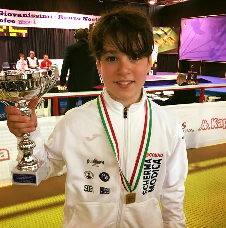 Francesco Spampinato medaglia d’argento al Trofeo Coni nazionale