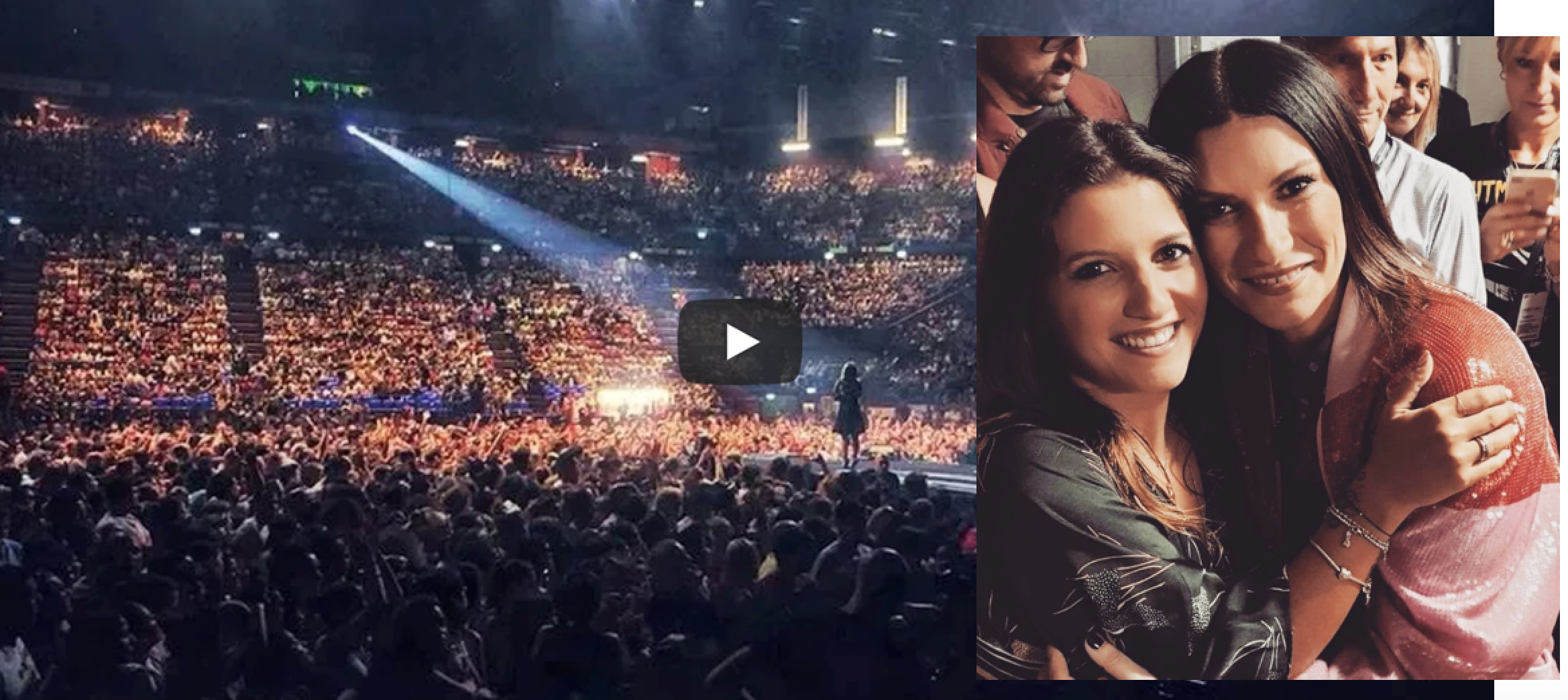 Deborah Iurato ha aperto il concerto di Laura Pausini a Milano davanti a 50 mila spettatori. Lo farà anche a Torino. VIDEO