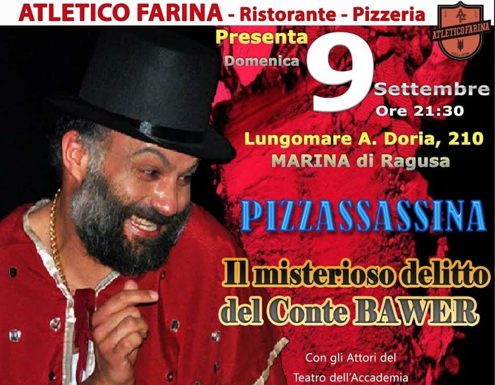 Cena con delitto a Marina di Ragusa. Chi ha ucciso il conte Bawer? Appuntamento all’Atletico Farina