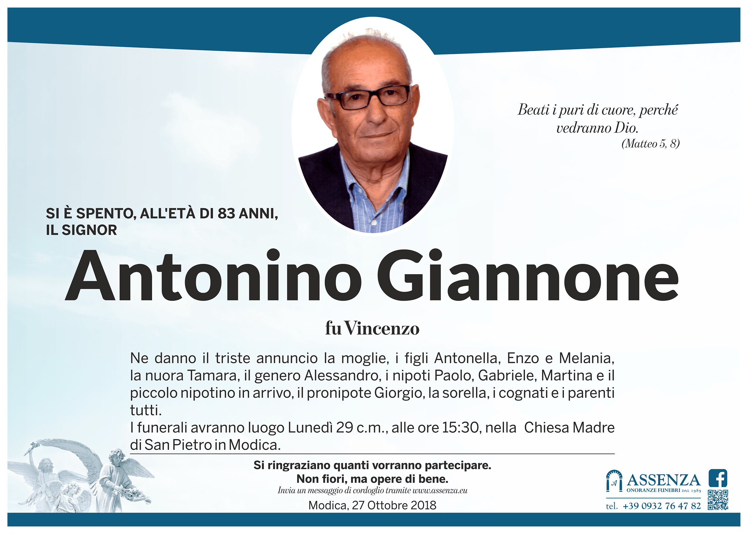 Necrologi: Antonino Giannone