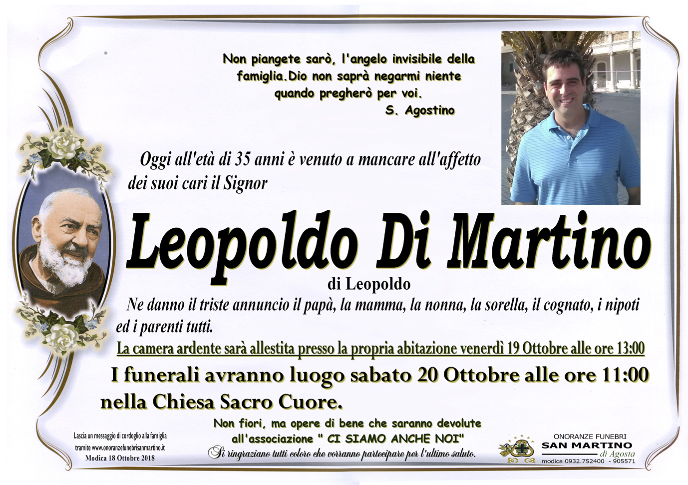 Necrologi: Leopoldo Di Martino