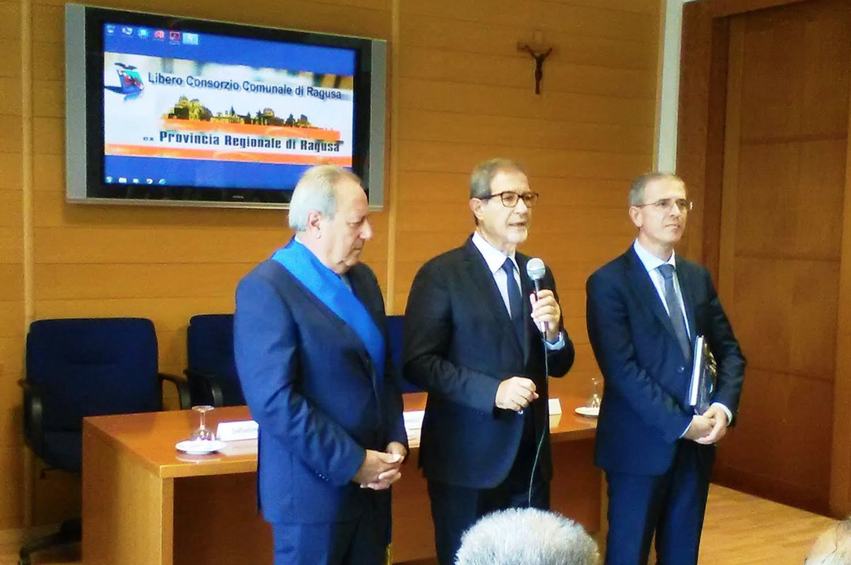 Visita istituzionale di Musumeci. “Provincia di Ragusa modello di esempio di buon governo”