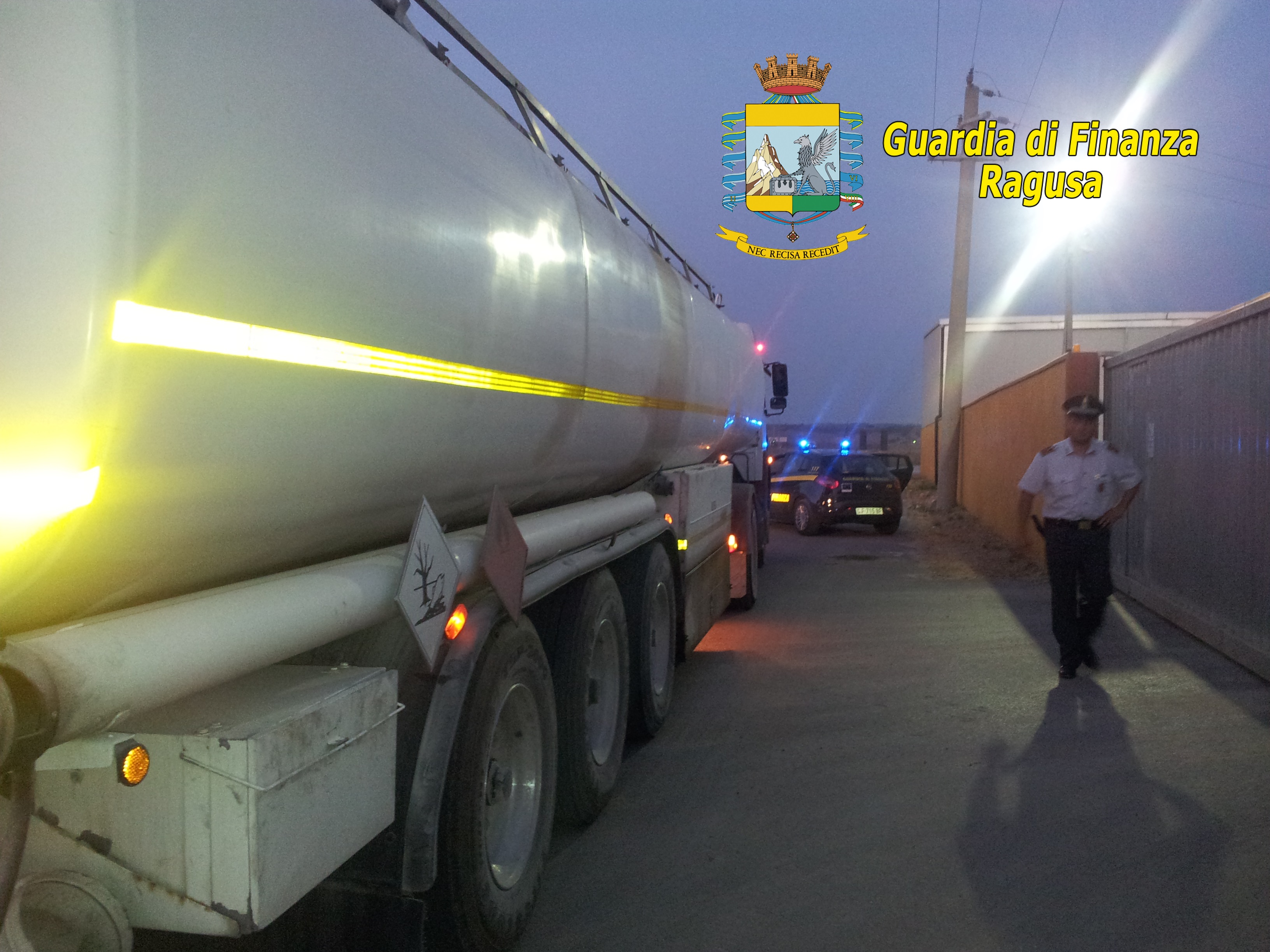 Truffa carburante agricolo a Vittoria. La guarda di finanza sequestra 40.000 litri di prodotto.  Frode al fisco per 91.000 euro