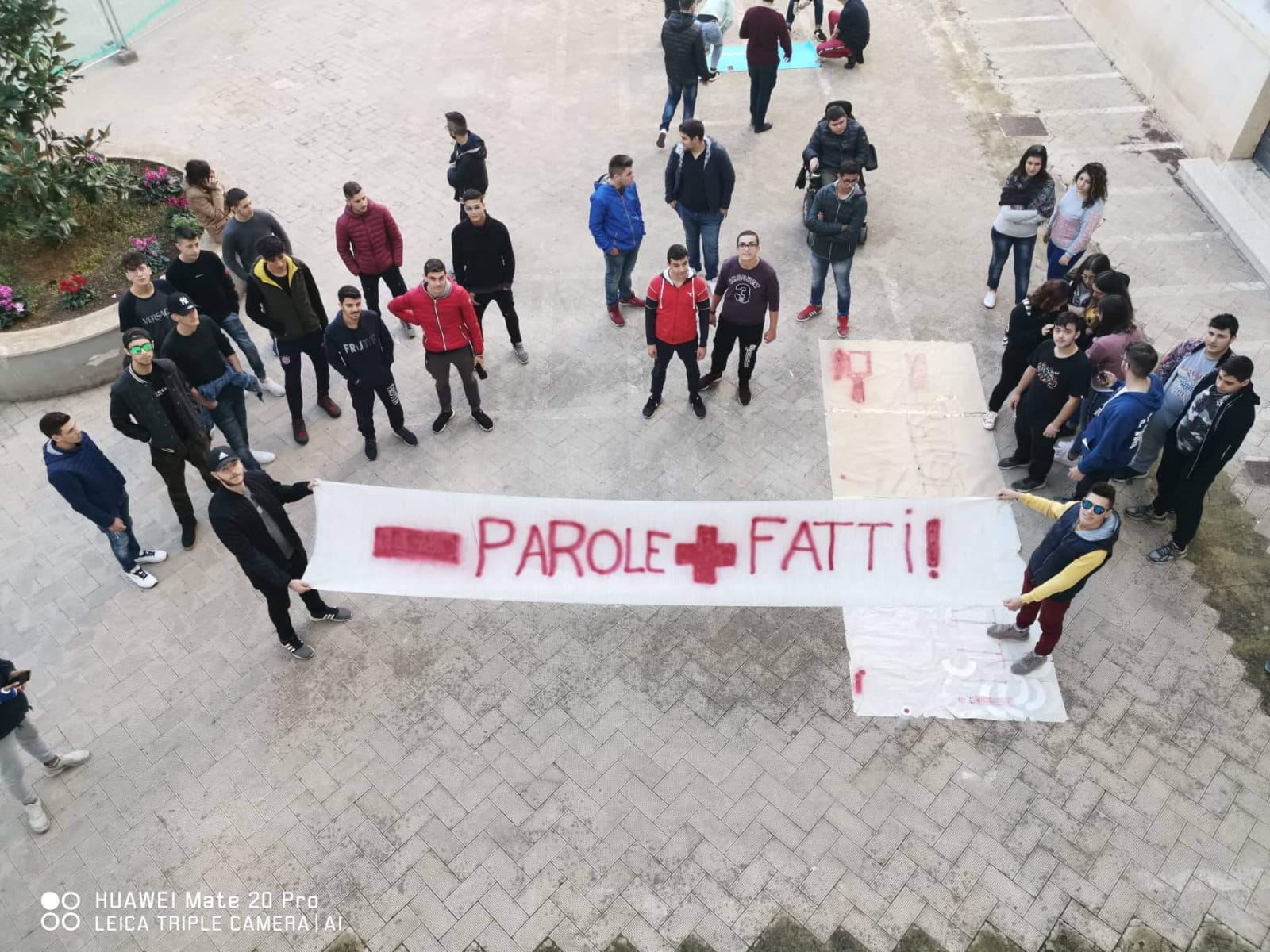 Gli studenti dell’istituto Marconi di Vittoria proclamano un’assemblea permanente per le condizioni disastrate della scuola. FOTOGALLERY