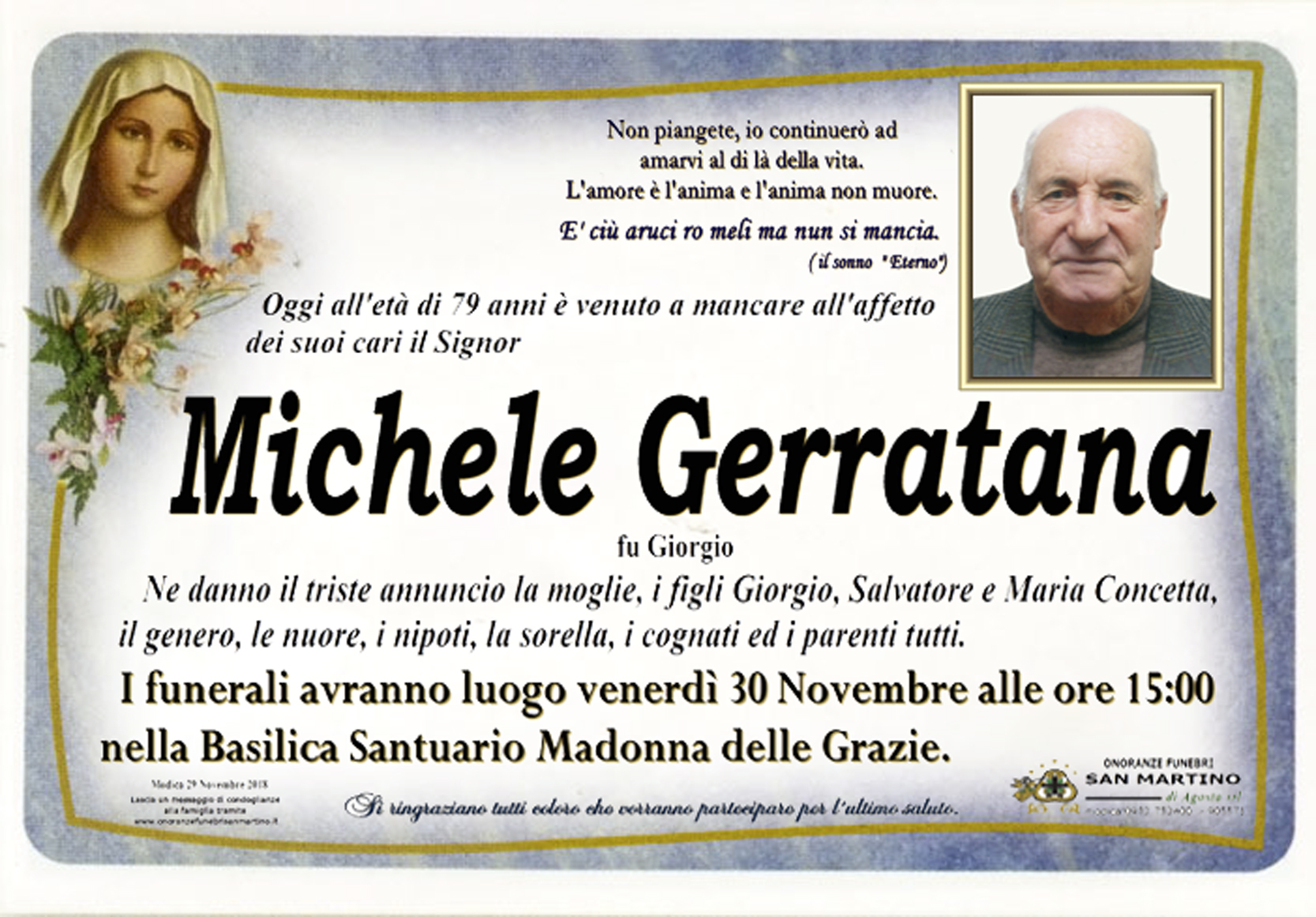 Necrologi: Michele Gerratana