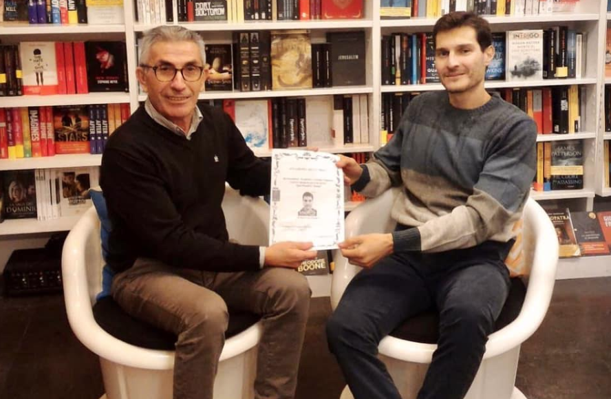 Stefano Fappiano premiato dall’Accademia delle Prefi. E’ scrittore emergente anno 2018