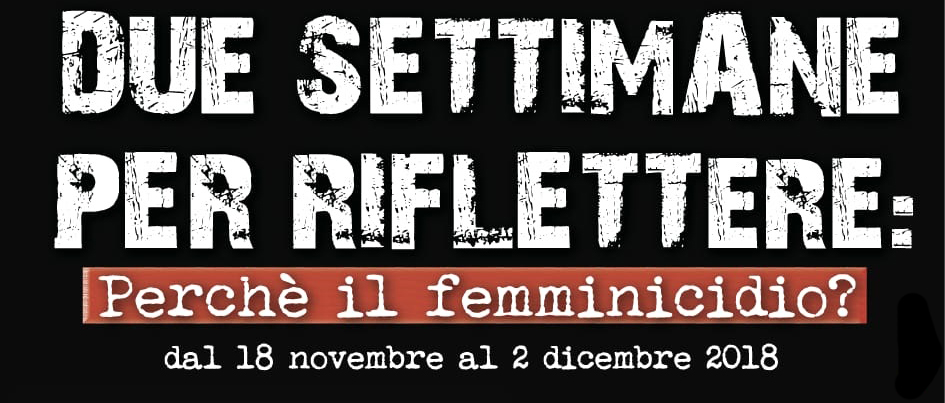 Due appuntamenti per riflettere sul femminicidio