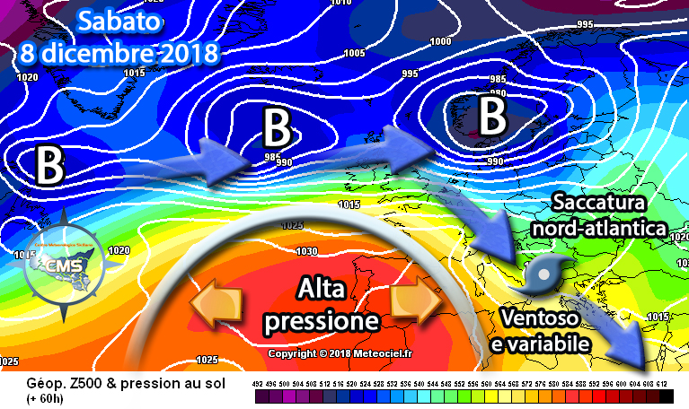 Meteo: ci attende un weekend dell’Immacolata ventoso e a tratti variabile