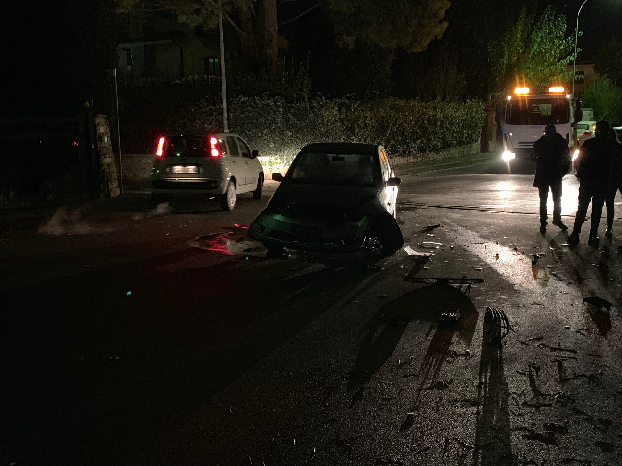 Incidente a Modica, scontro frontale in via Risorgimento
