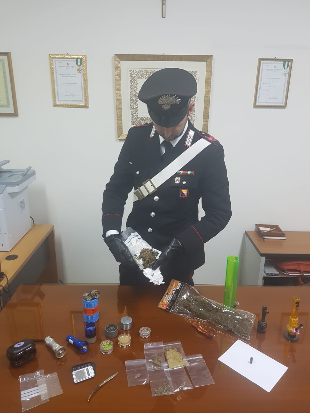 Arrestato  dai carabinieri spacciatore pozzallese.