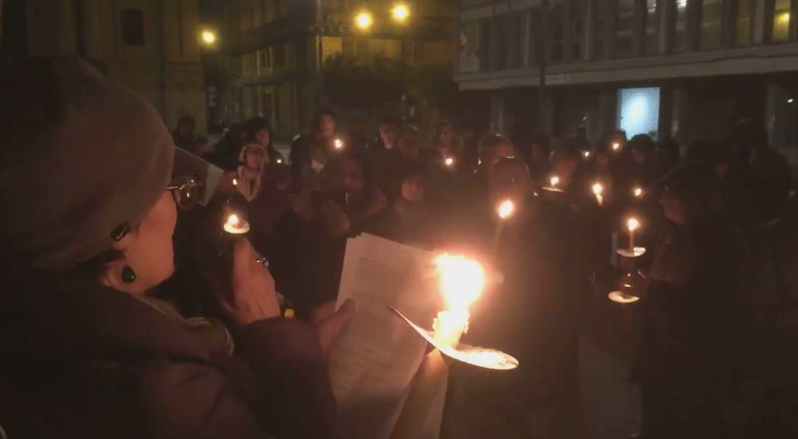 Fiaccolata per i diritti umani a Ragusa. VIDEO