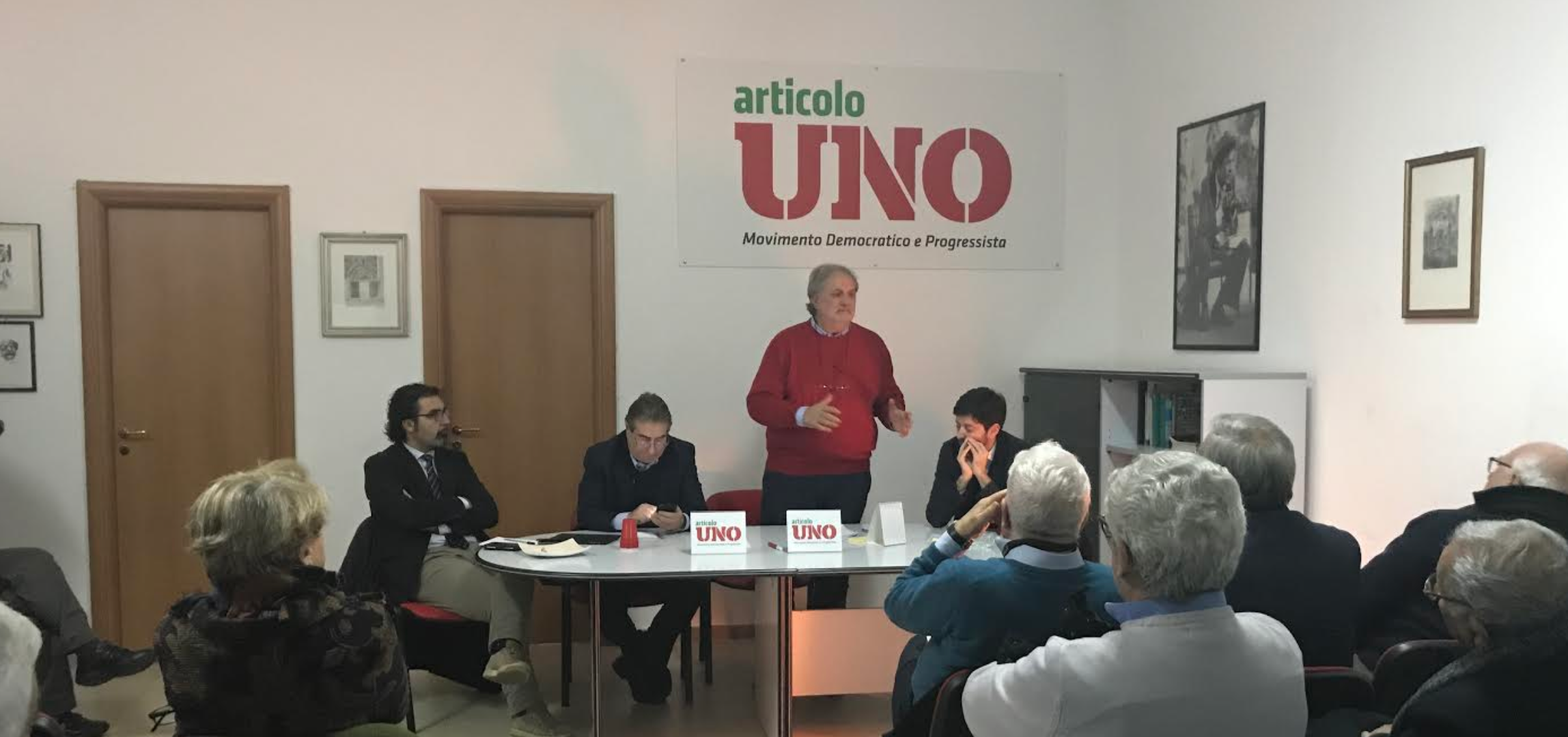 Roberto Speranza a Ragusa. Un appuntamento affollatissimo nella sede di Art. 1 Mdp