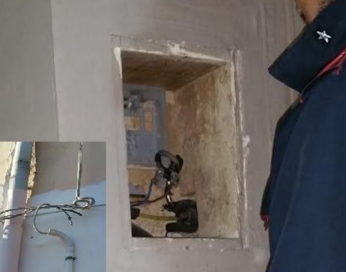 A Ragusa i Carabinieri arrestano un ragusano per furto di energia elettrica.