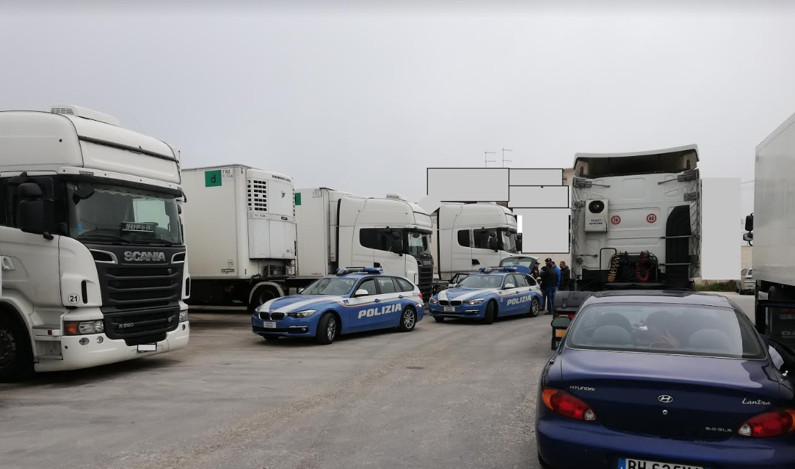 Doppie schede da parte dei camionisti. Perquisite due società di autotrasporto di Ragusa. Indagate 11 persone