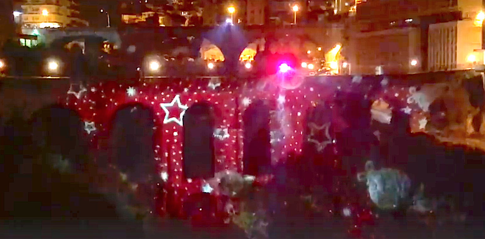 I ponti e le chiese di Ragusa si vestono di Natale. VIDEO