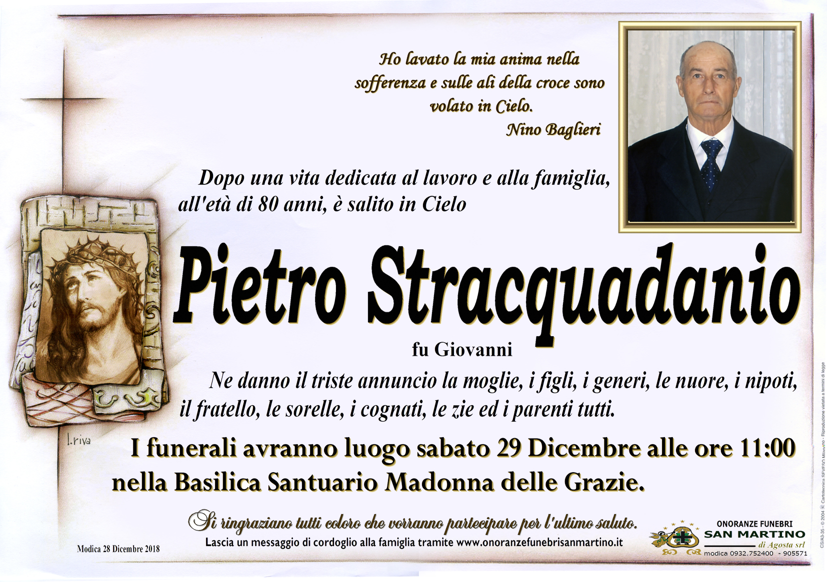 Necrologi: Pietro Stracquadanio