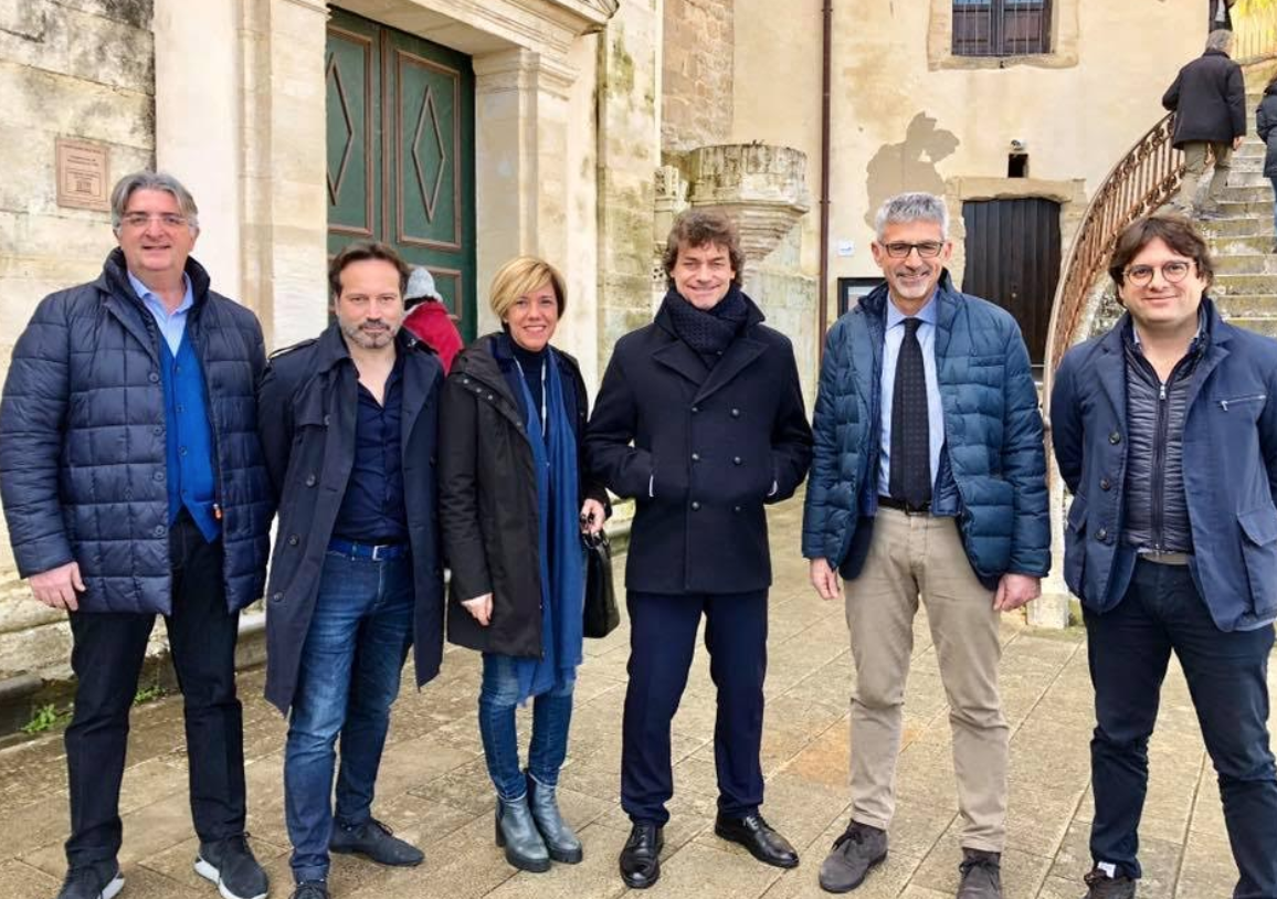 Alberto Angela a Ragusa per le riprese tv “Meraviglie: la penisola dei tesori”