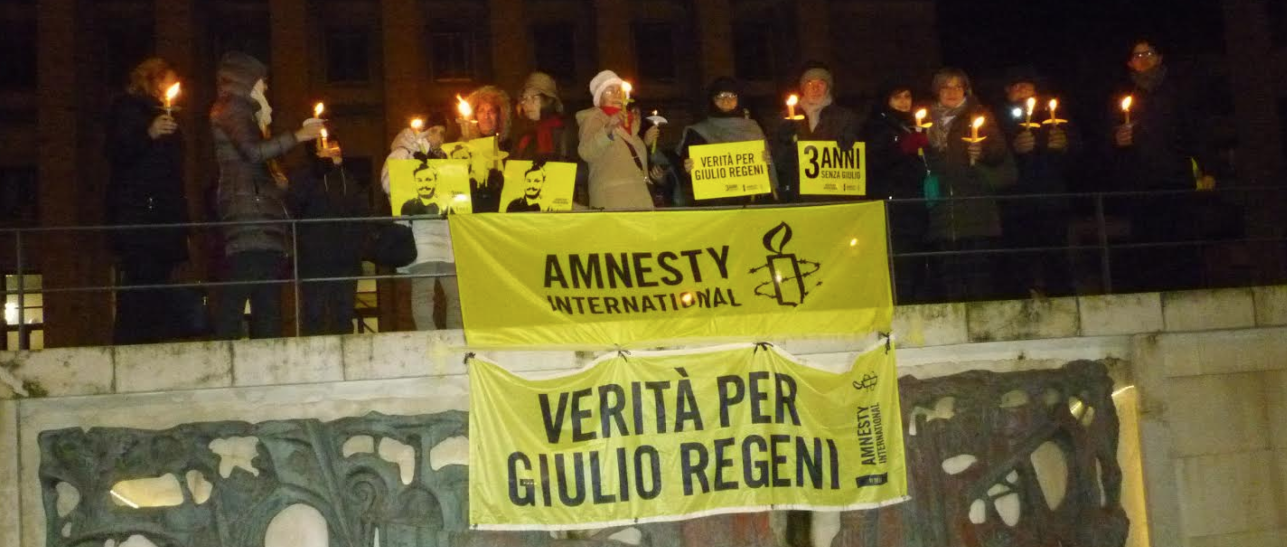 Fiaccolata per la verità su Giulio Regeni. Iniziativa di Amnesty Ragusa