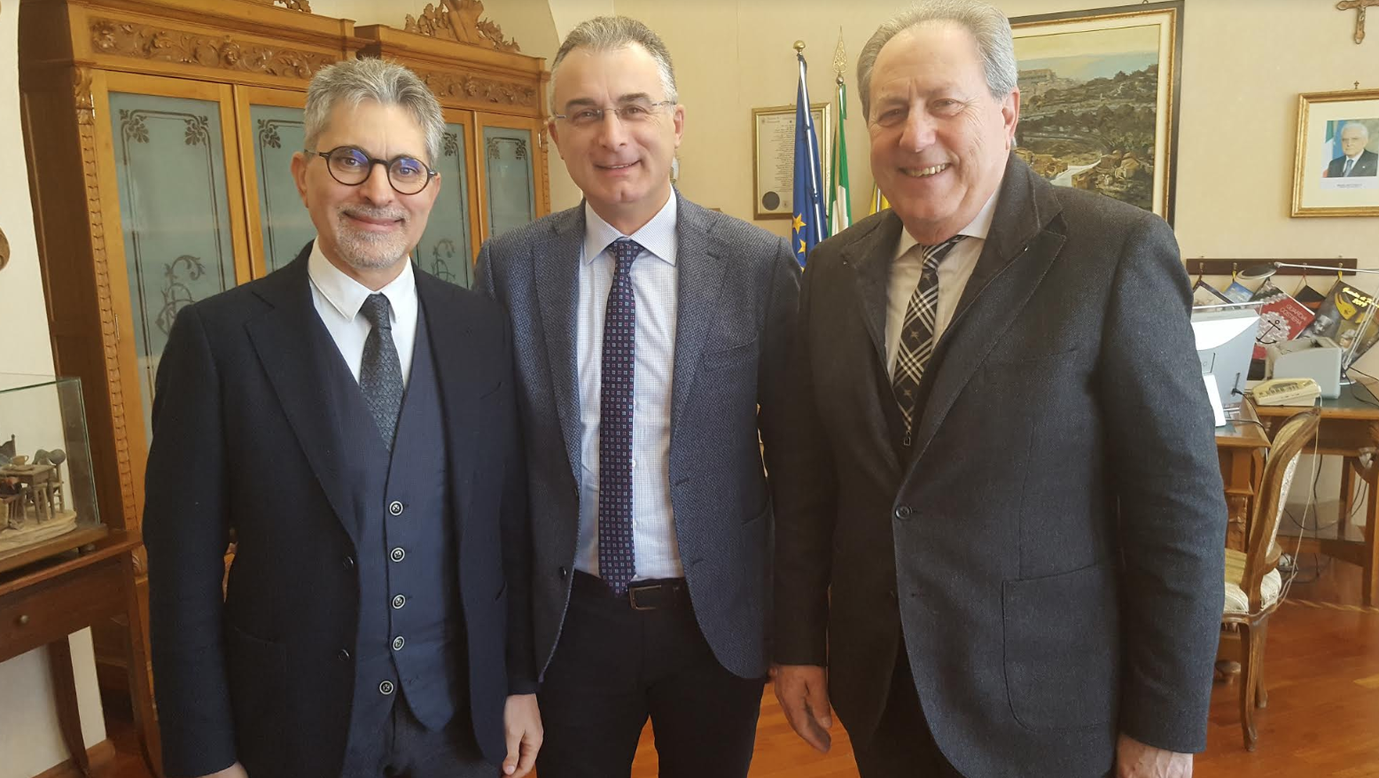 Il nuovo direttore Inps in visita di cortesia alla Provincia