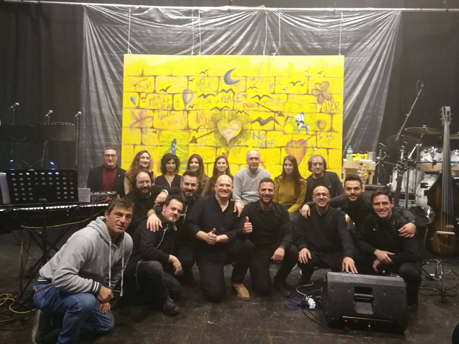 The Wall. A Modica un muro d’arte e di musica contro le barriere. VIDEO