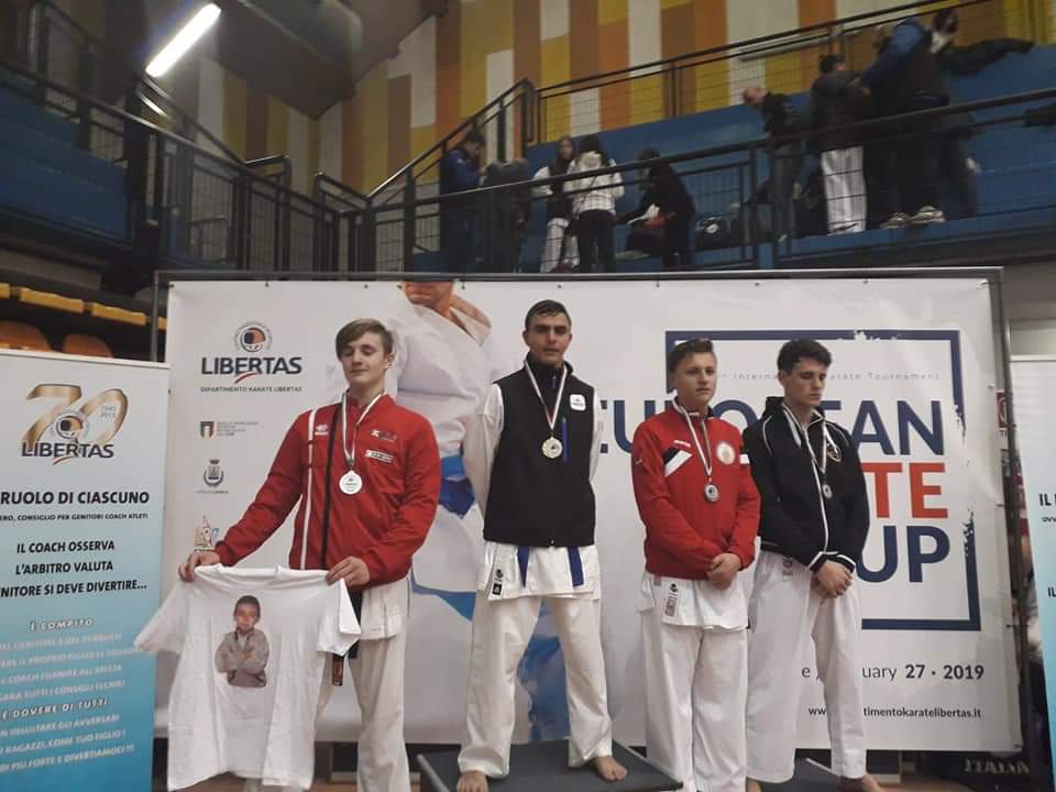 Bassam Salem campione europeo di karate. E’ della Dragon Sport di Acate