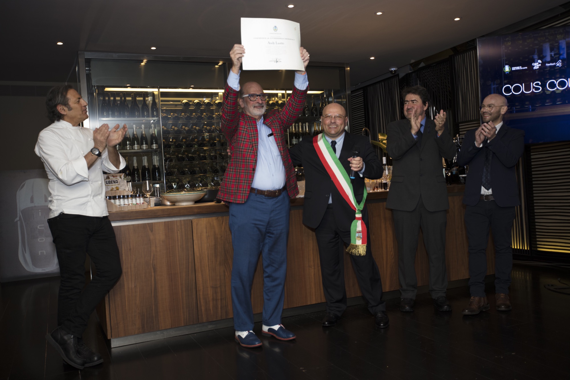 San Vito Lo Capo: Andy Luotto e Filippo La Mantia nominati cittadini onorari. Nel segno del cous cous. FOTO GALLERY