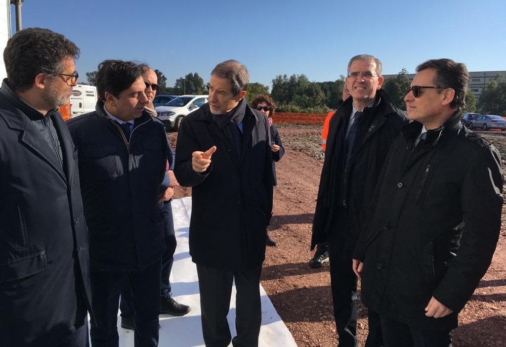 Prima pietra per la stazione ferroviaria all’aeroporto di Catania per il collegamento rapido con la città