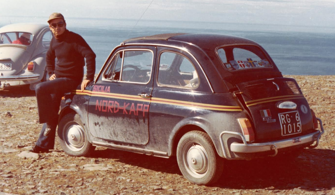 Nel 1972 il vittoriese Giovanni Trombatore raggiunge Capo Nord in Fiat 500