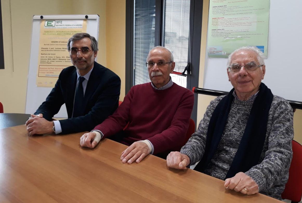 Anche a Ragusa il Movimento Federalista Europeo promuove le nuove attività 2019