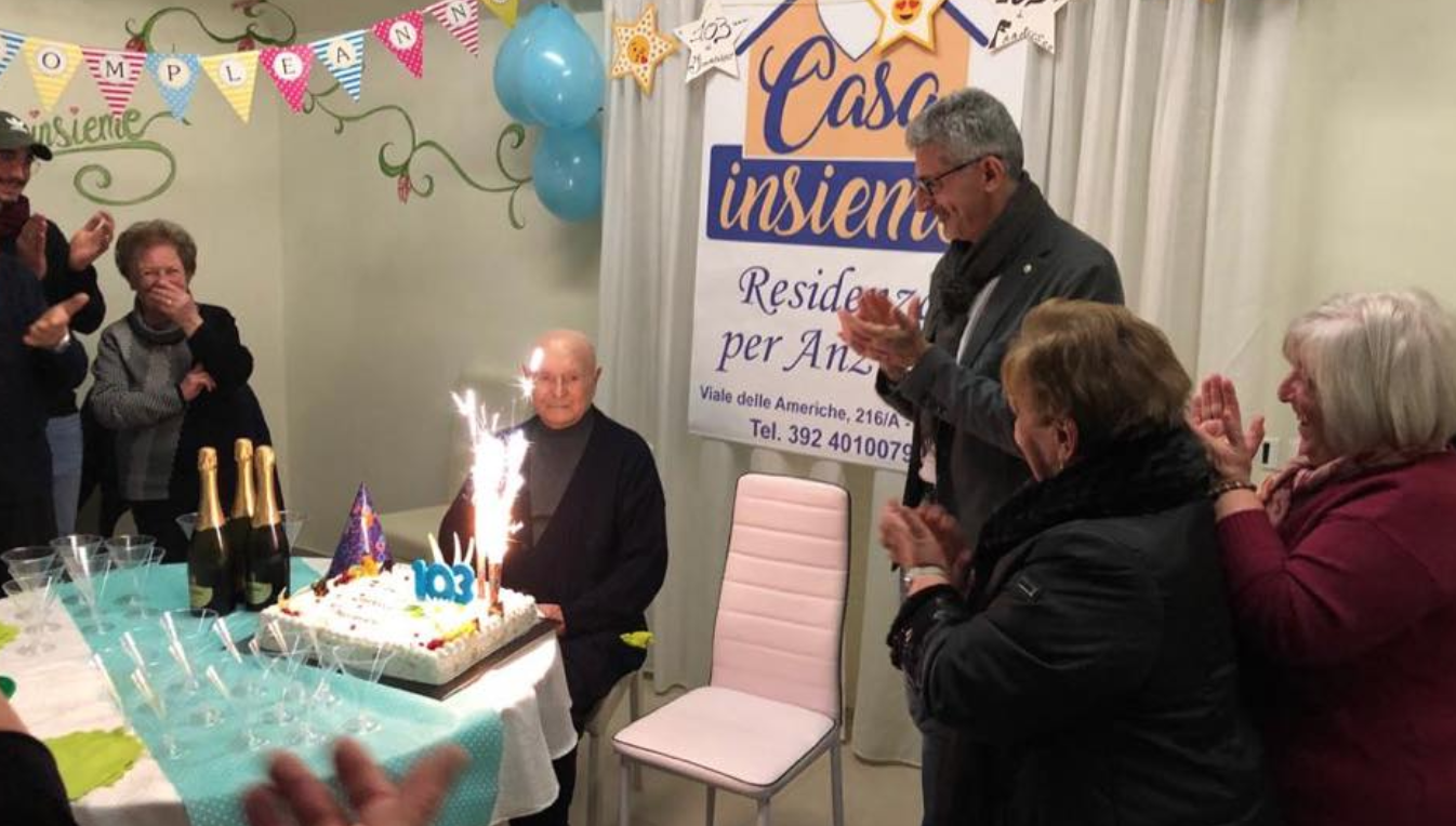 Auguri a nonno Francesco e ai suoi 103 anni