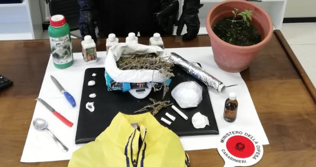 La droga nel bed and breakfast: A Modica arrestato 30enne dai Carabinieri